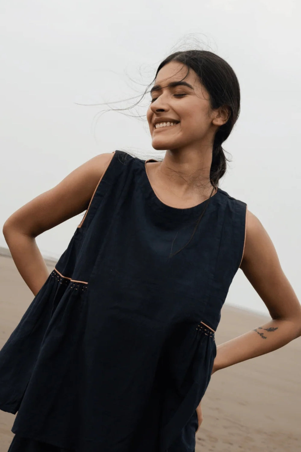 Bella Top - Ink Blue