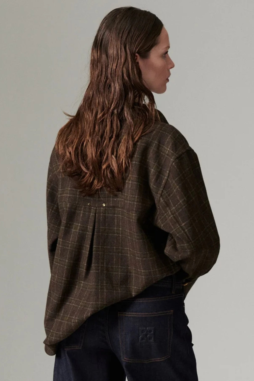 DAYHara Flanello Shirt - Brown Check