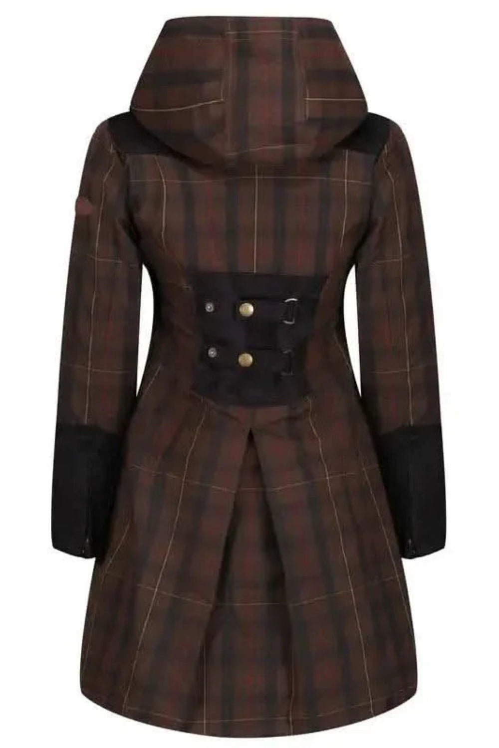 Odette Waterproof Coat - Brown Check
