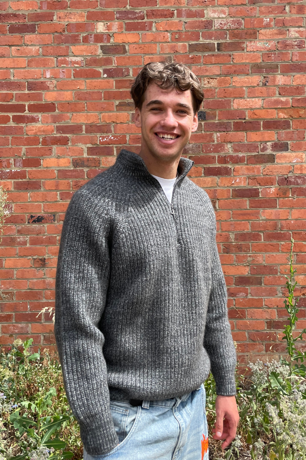 Kenzie Zip Sweater - Shadow / Bluestone - Unisex