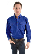 Unisex Light Drill Shirt Half Placket - Multiple Colours