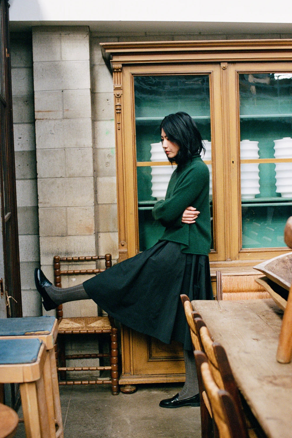 Eclipse Funnel Neck - Verdant Green