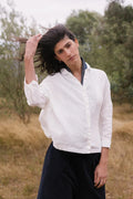 Linen Rae Shirt - White