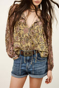 Pamila Blouse - Yellow Base
