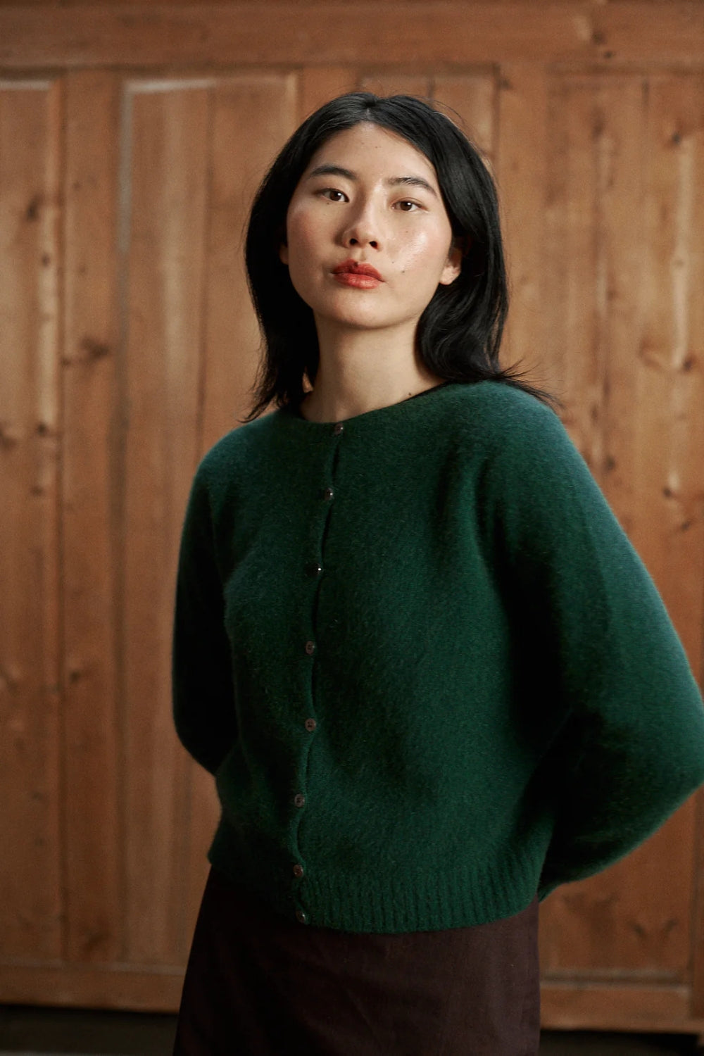 Dusk Cardigan - Verdant Green