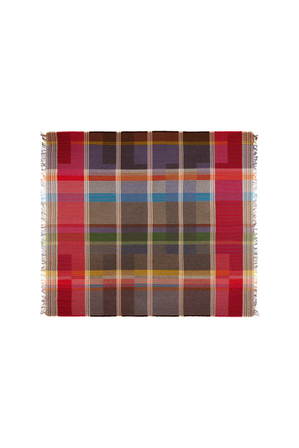 Lambswool Pinstripe Throw - Sophia