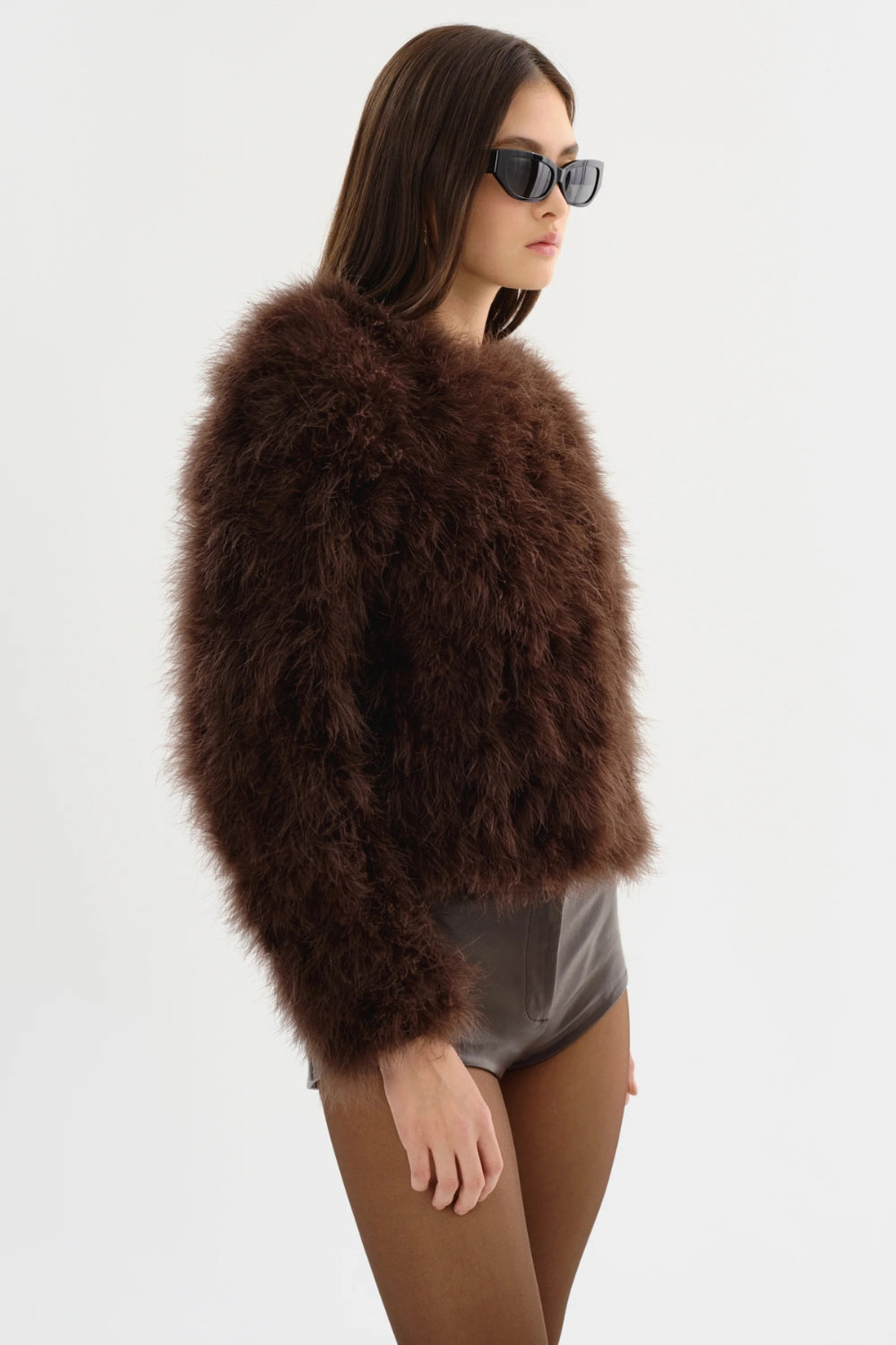 Deora Feather Jacket Chocolate – The Wool Shed Australia