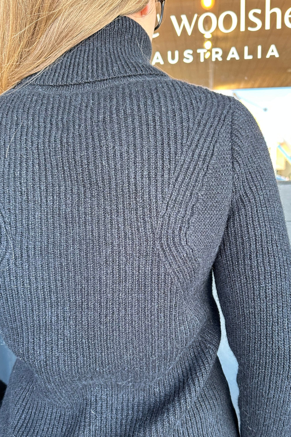 Alessandra Sweater - 100% Baby Alpaca - Black