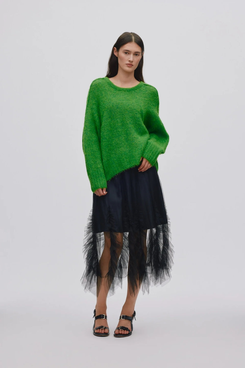 Beka Superlight Boxy Sweater - Viper Green