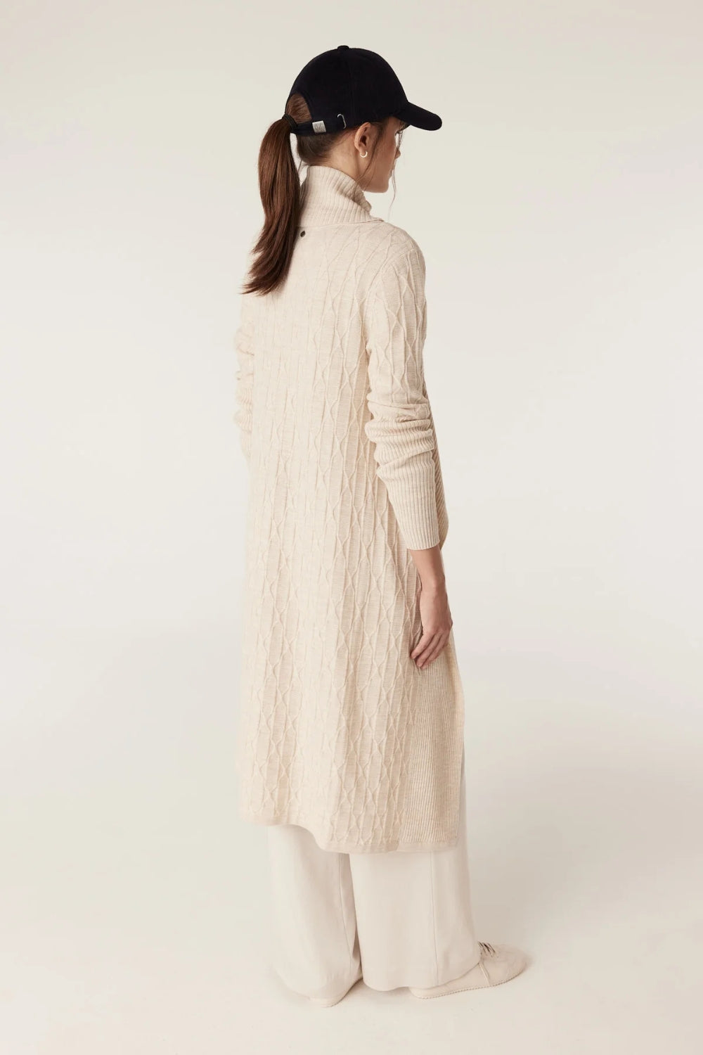The Beaumont Merino Wool Cardigan - Oatmeal