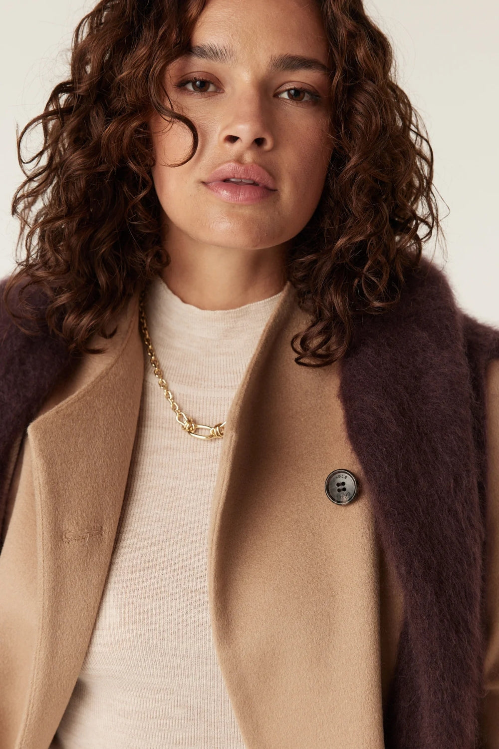 Eton Wool Coat - Camel