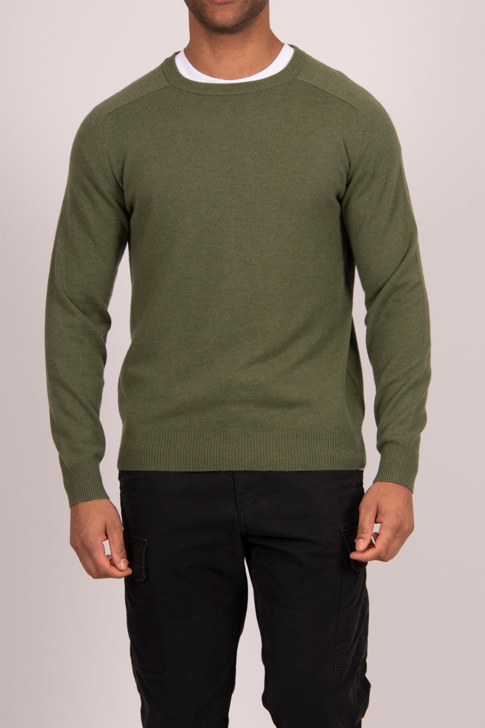 Saddle Shoulder Crew - Grass