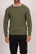 Saddle Shoulder Crew - Grass