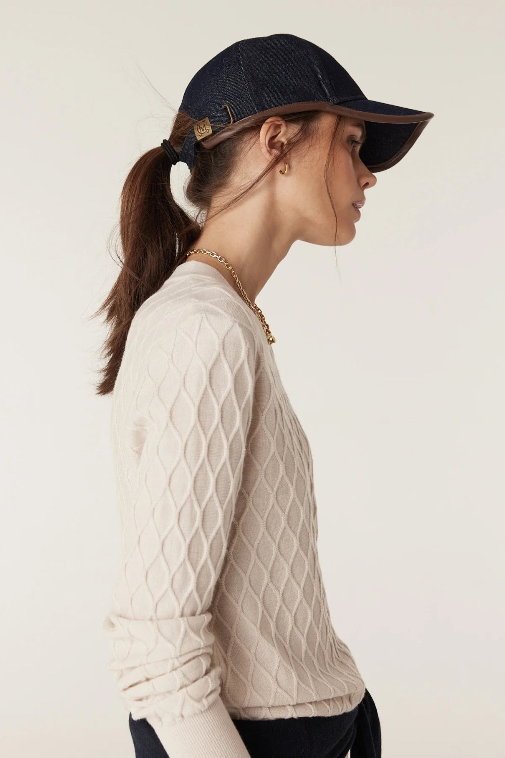 The Hampden Merino Jumper - Antique White