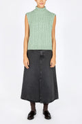Fia Polo Vest - Sage Marl