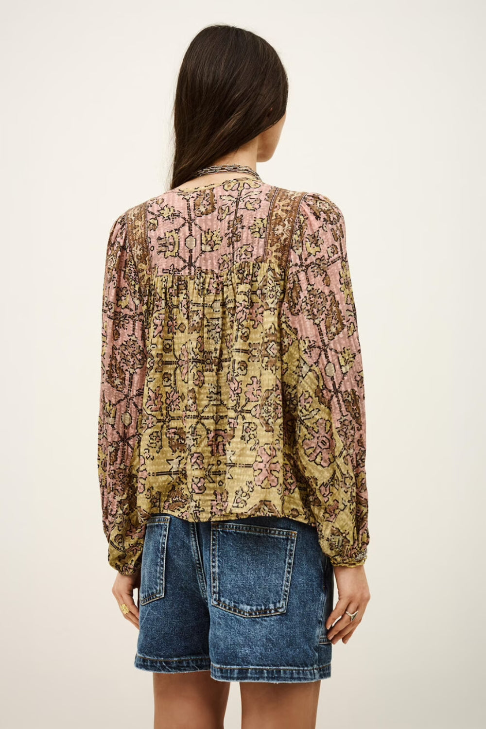 Pamila Blouse - Yellow Base
