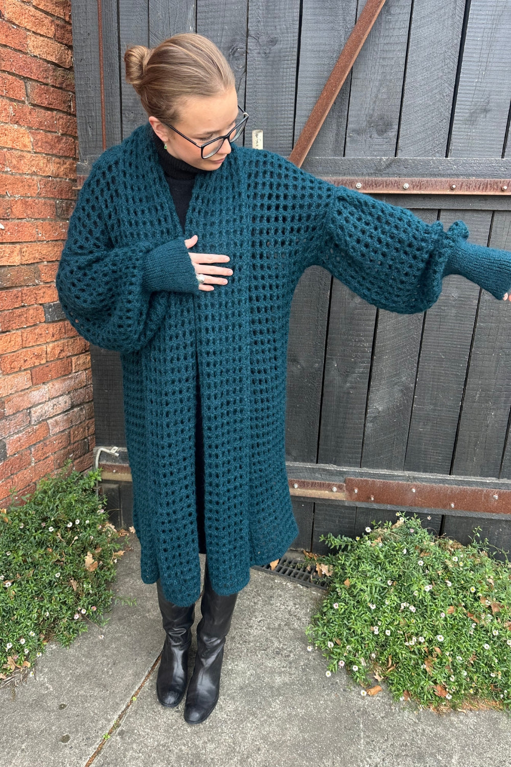 Balloon Sleeve Coatigan - Multiple Colours
