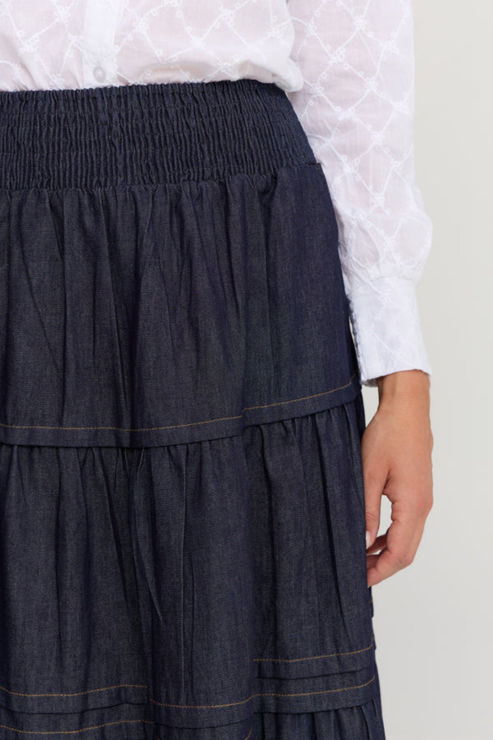 Saffron Denim Skirt