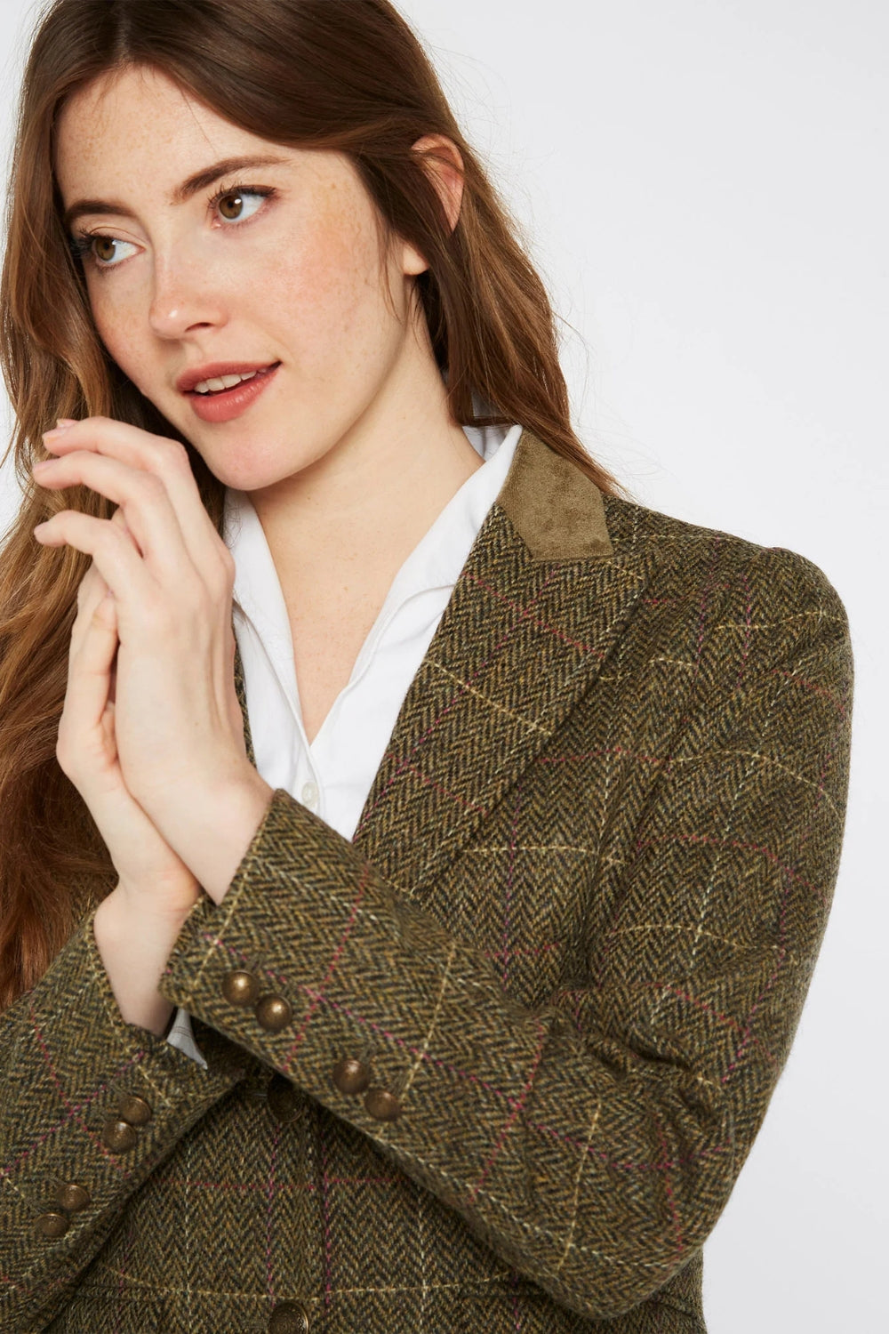 Treefern Tailored Tweed Jacket - Thistle