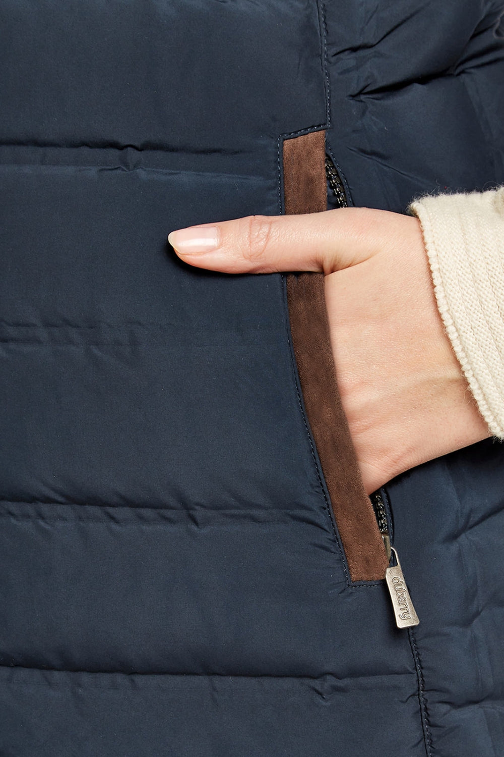 Ballybrophy Quilted Jacket - Navy