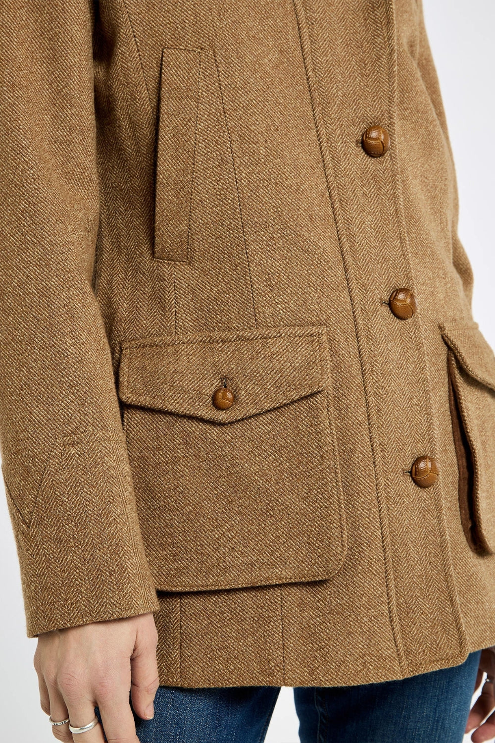 Willow Women's Tweed Utility Jacket - Camel Twill