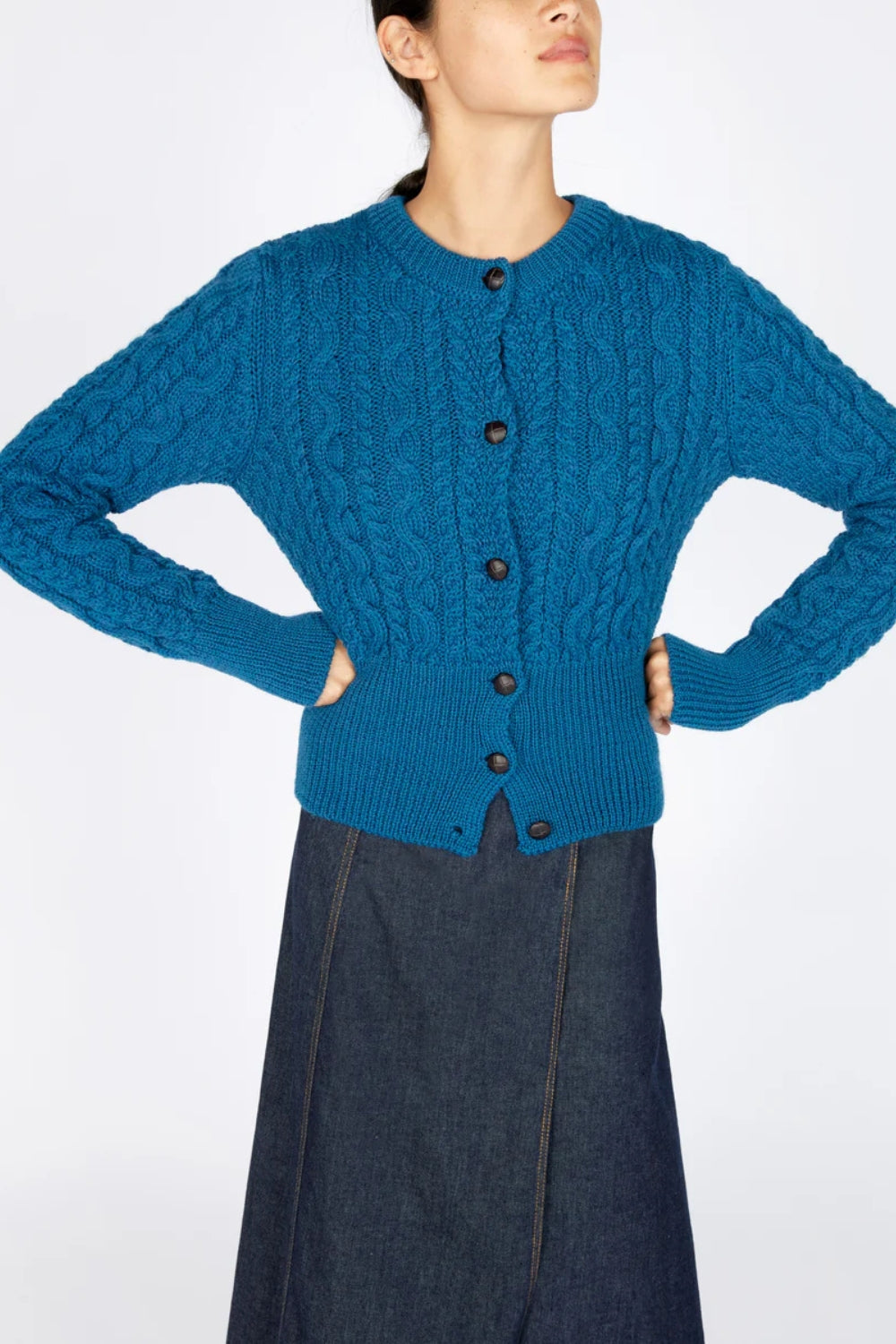 Elva Cardigan - Sapphire