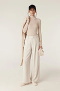 Superfine Merino Turtle Neck - Oatmeal
