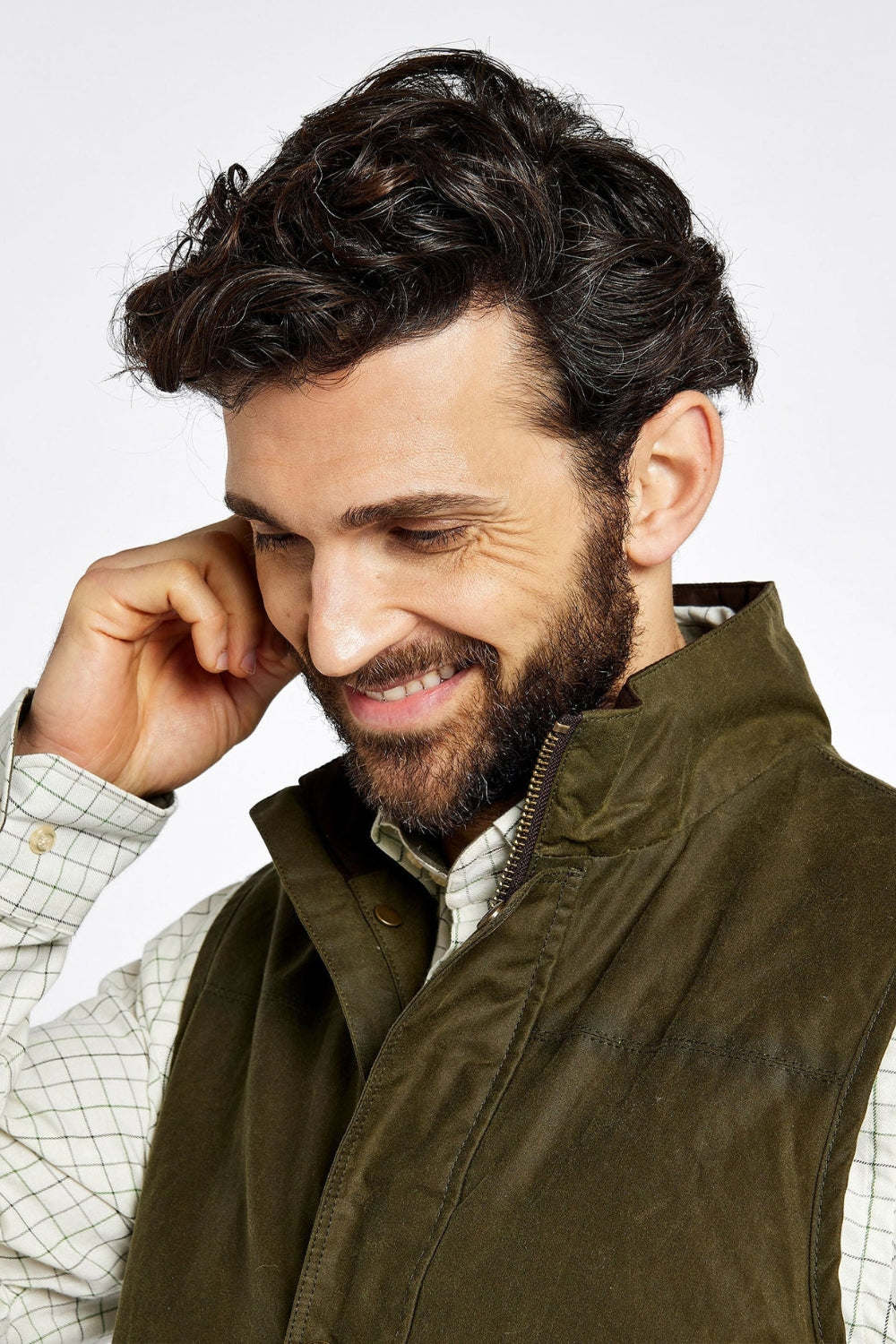 Mayfly Men's Wax Gilet - Fennel