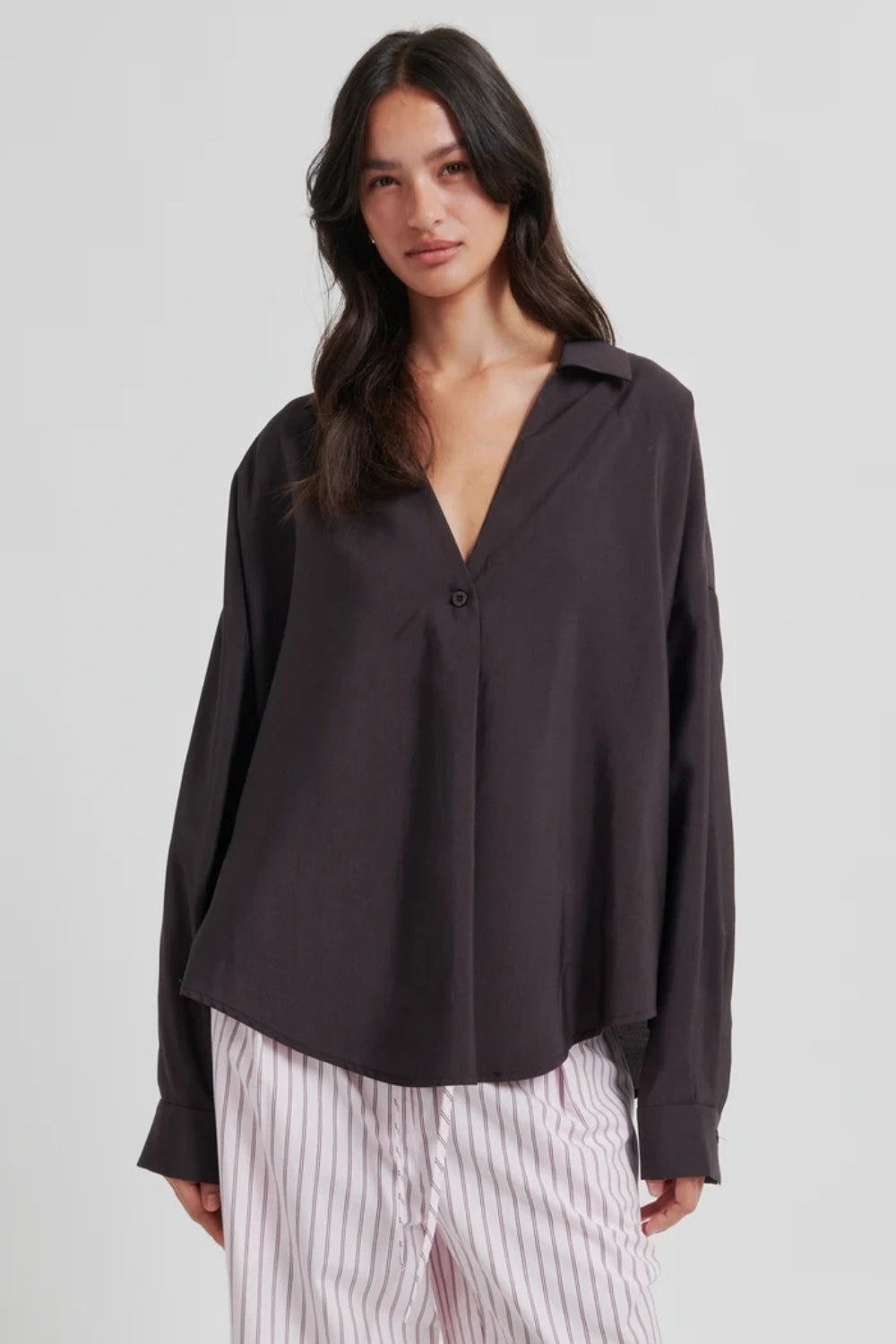 Timeline Blouse - Chocolate Torte