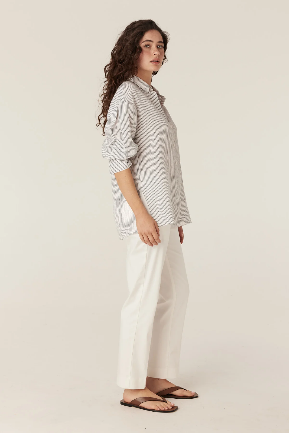 Castela Stripe Shirt - Navy