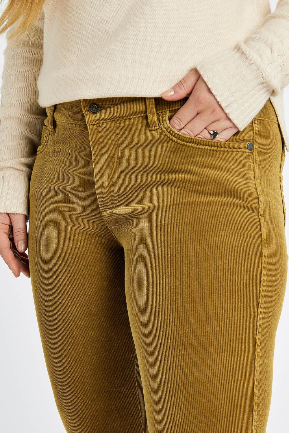 Honeysuckle Cord Jeans - Harvest Gold