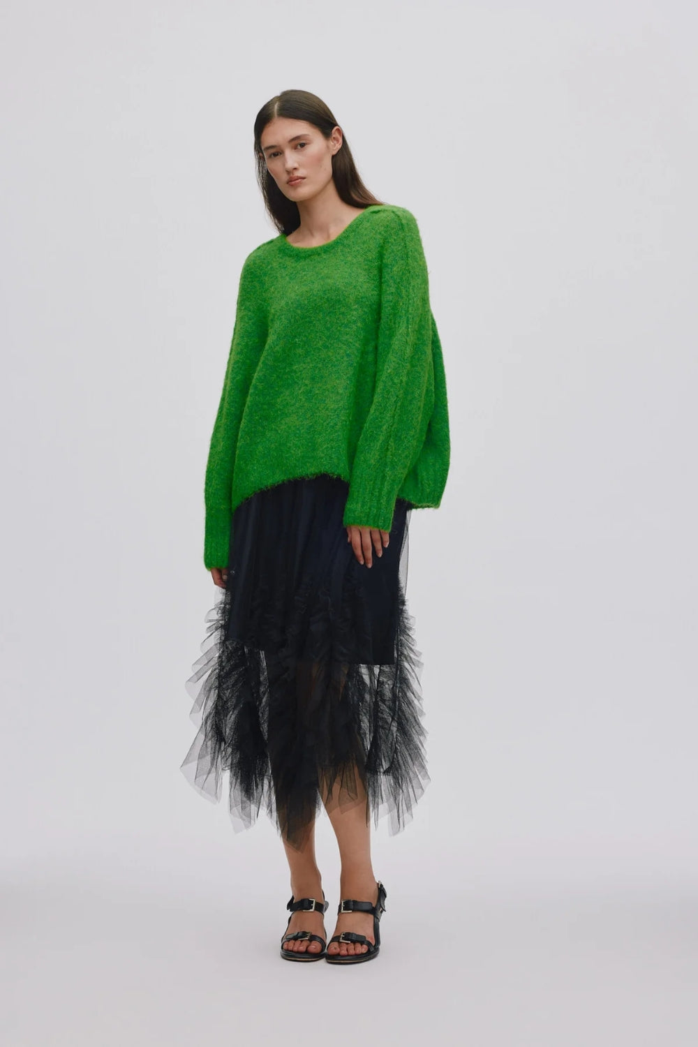 Beka Superlight Boxy Sweater - Viper Green