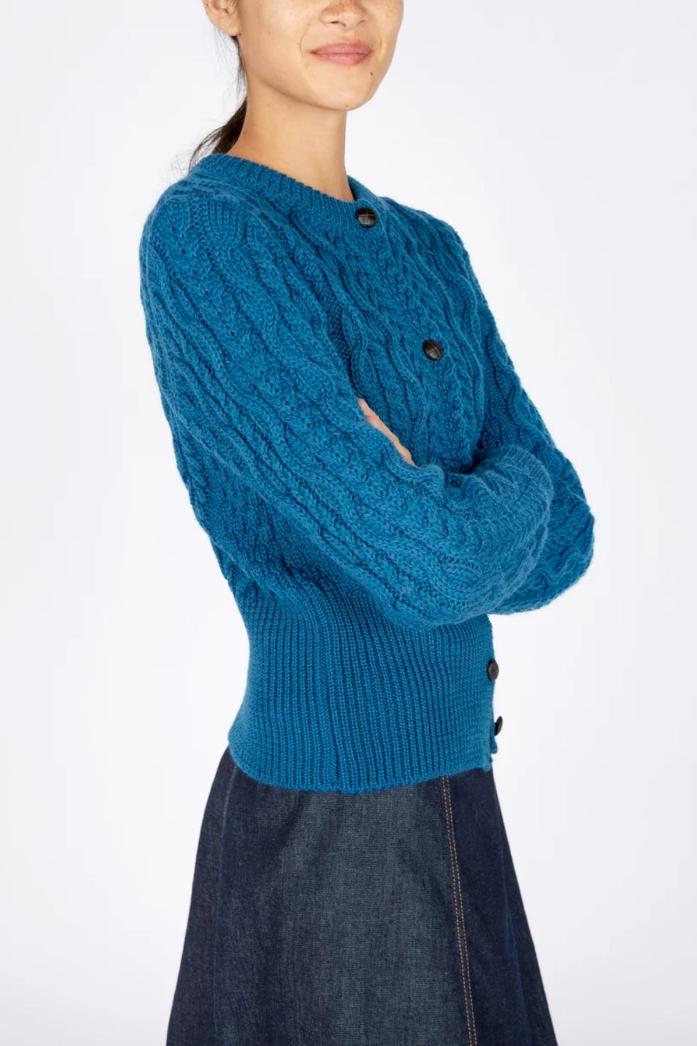 Elva Cardigan - Sapphire