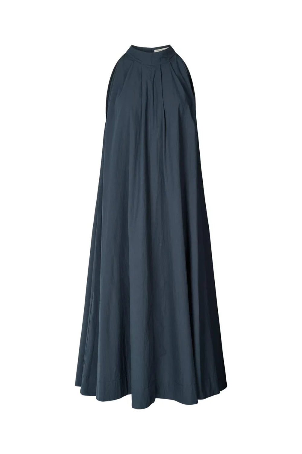 Annisa Poplin Dress - Navy