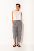 Ardeche Pant - Charcoal Stripe
