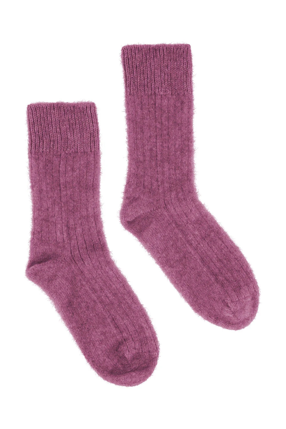 Possum Merino Fine Rib Socks - Multiple Colours