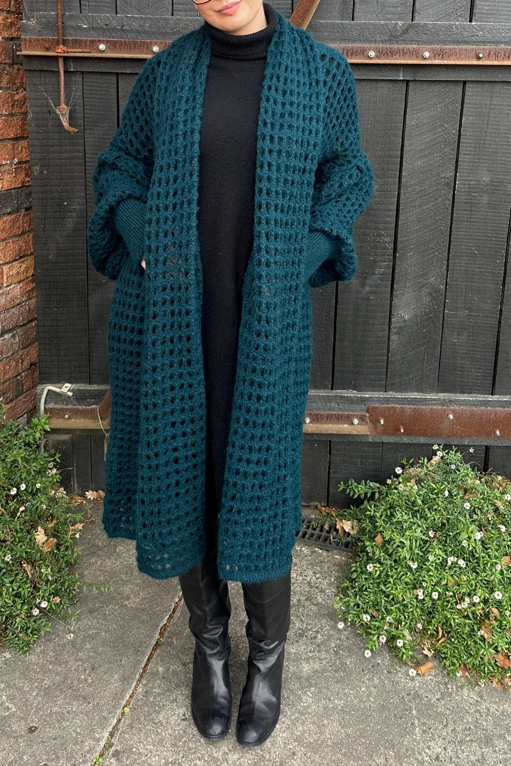 Balloon Sleeve Coatigan - Multiple Colours