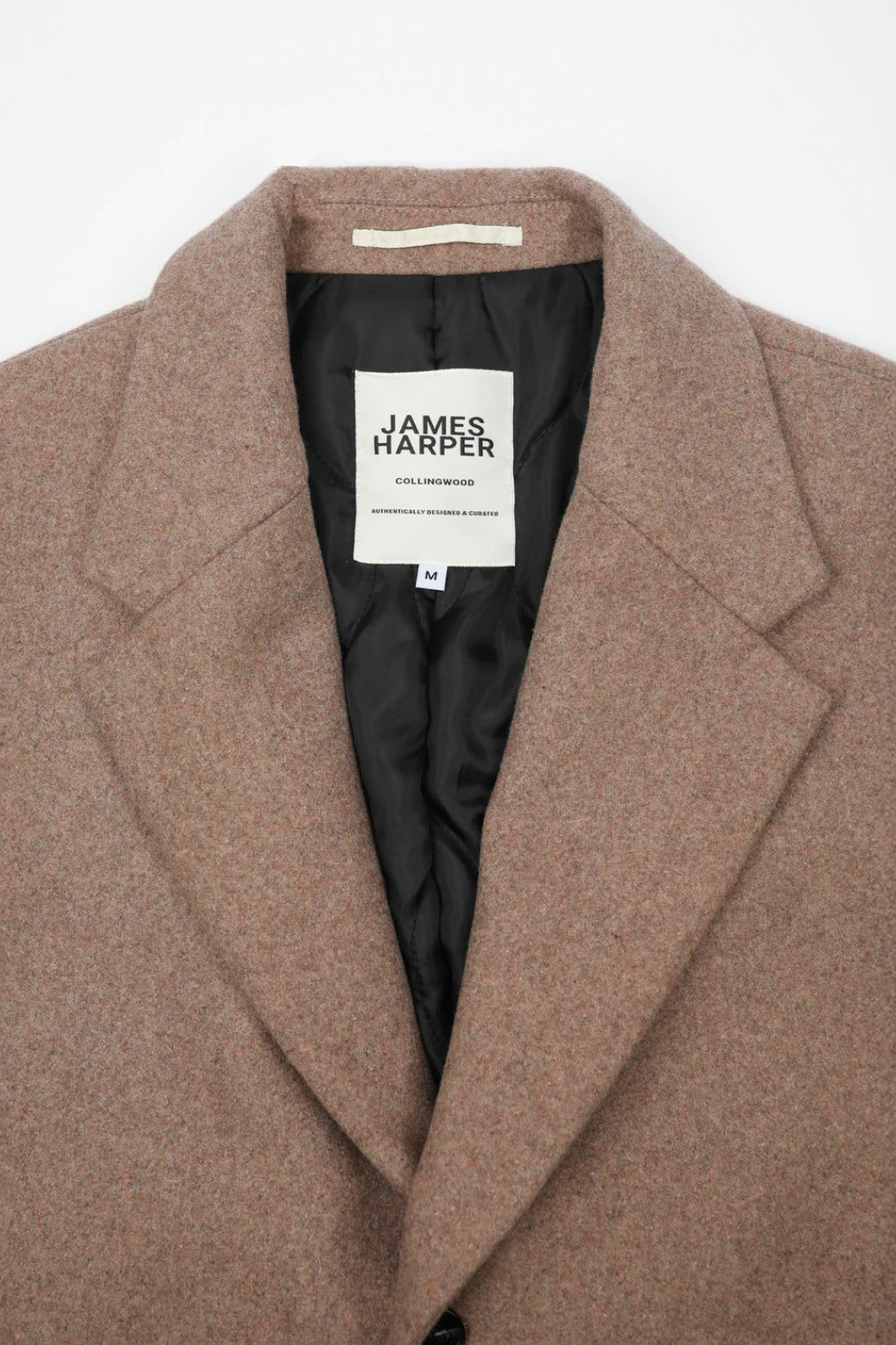 Padded Wool Coat - Malt