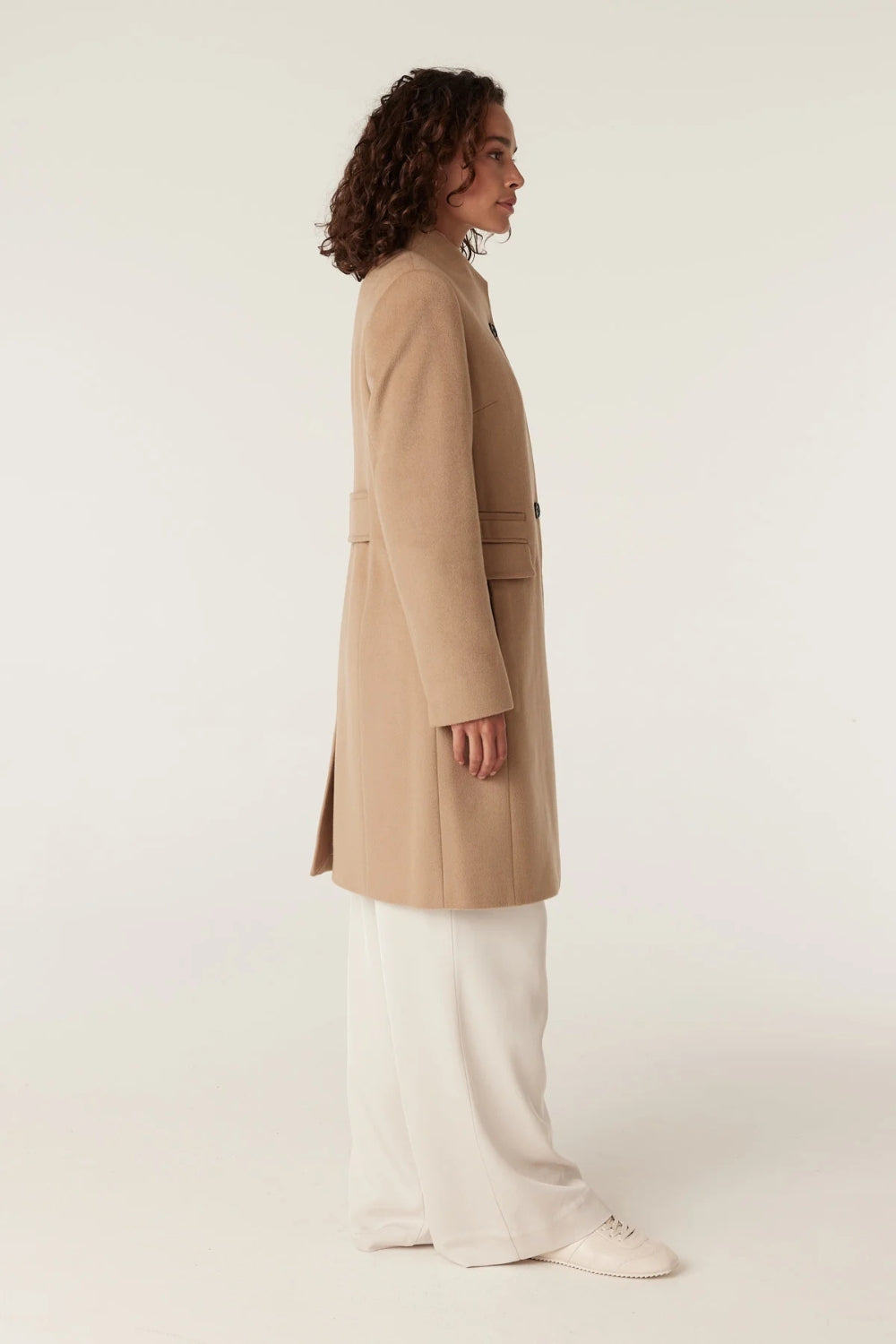 Eton Wool Coat - Camel