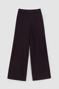 Wool Cashmere Side Stitch Pants - Merlot