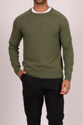 Saddle Shoulder Crew - Grass