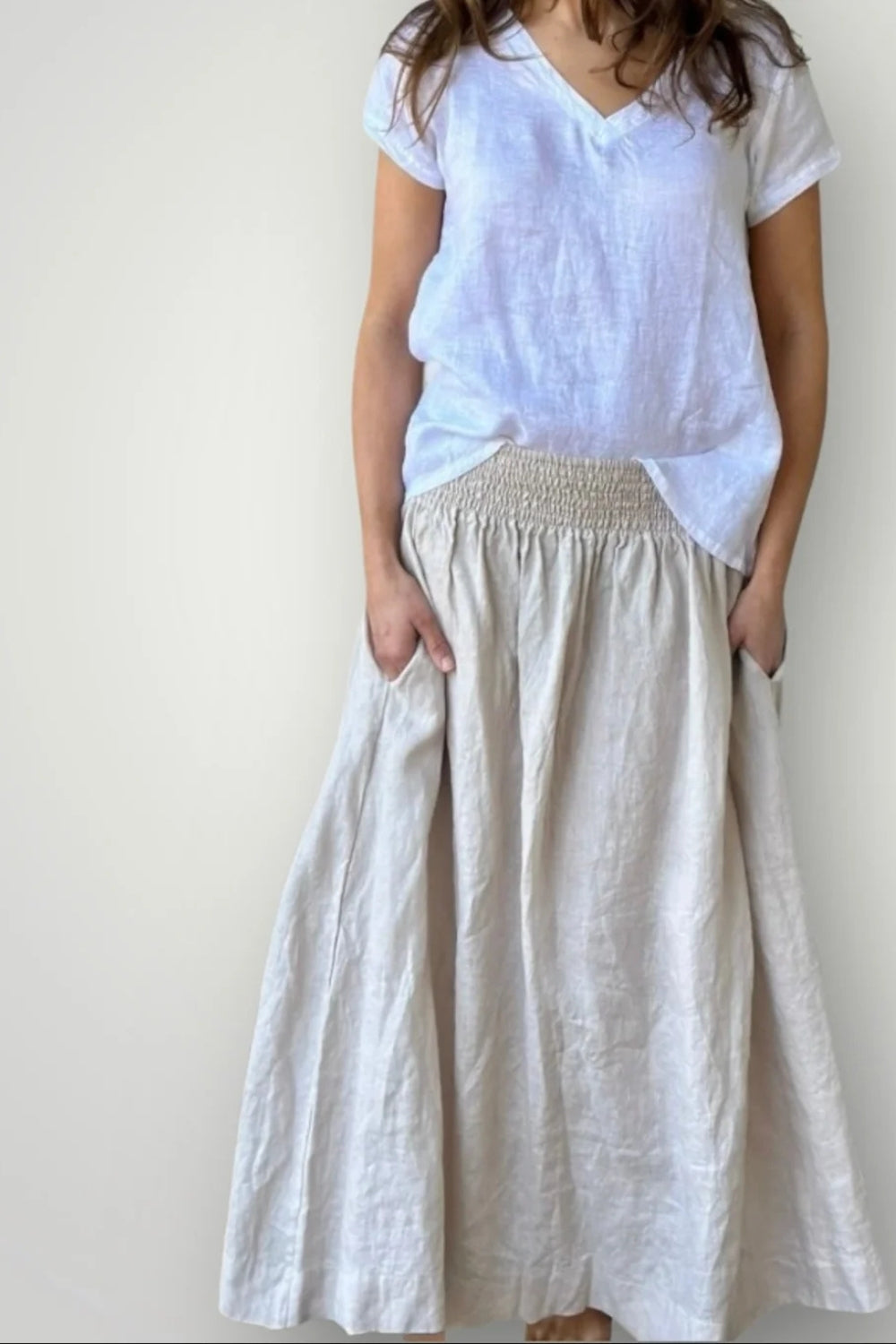 Lulu Linen Skirt - Multiple Colours