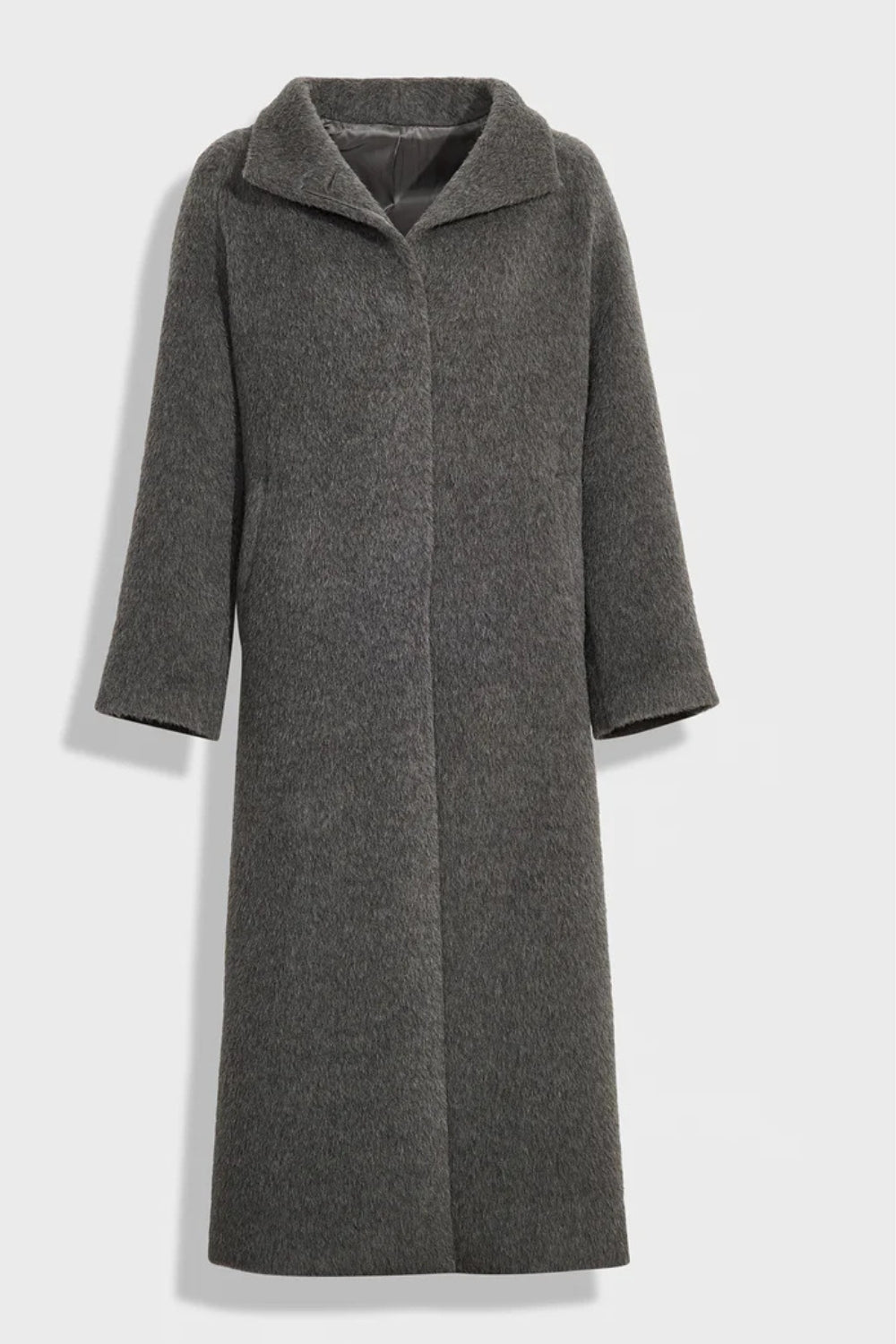 Zurich Alpaca Coat - Grey