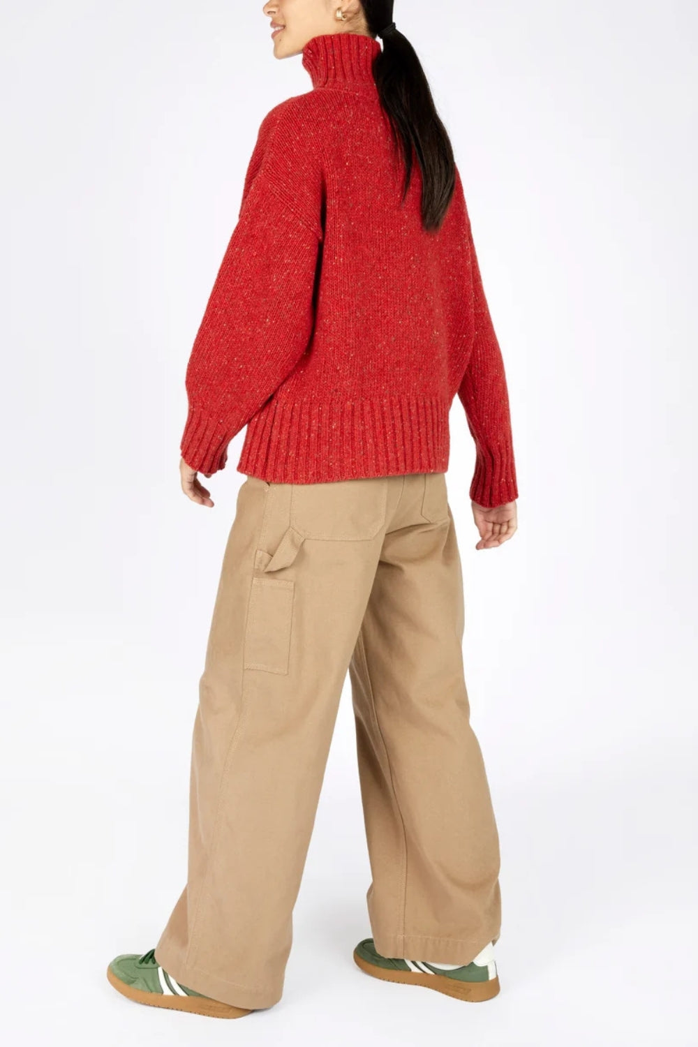The Paige Polo Neck - Chilli
