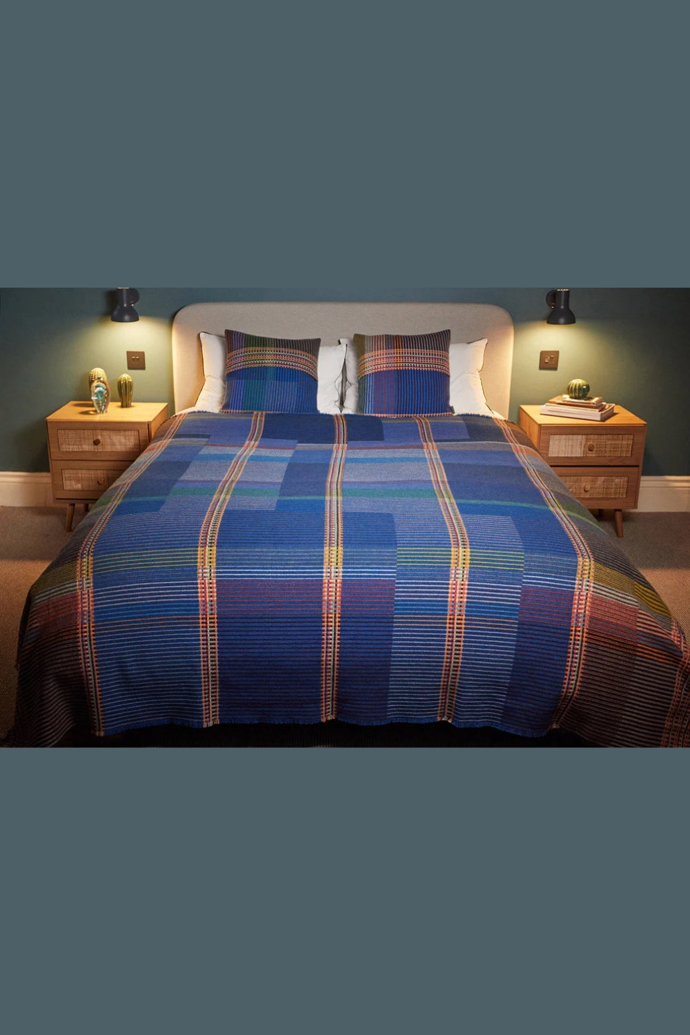 Lambswool Pinstripe Throw - Anning