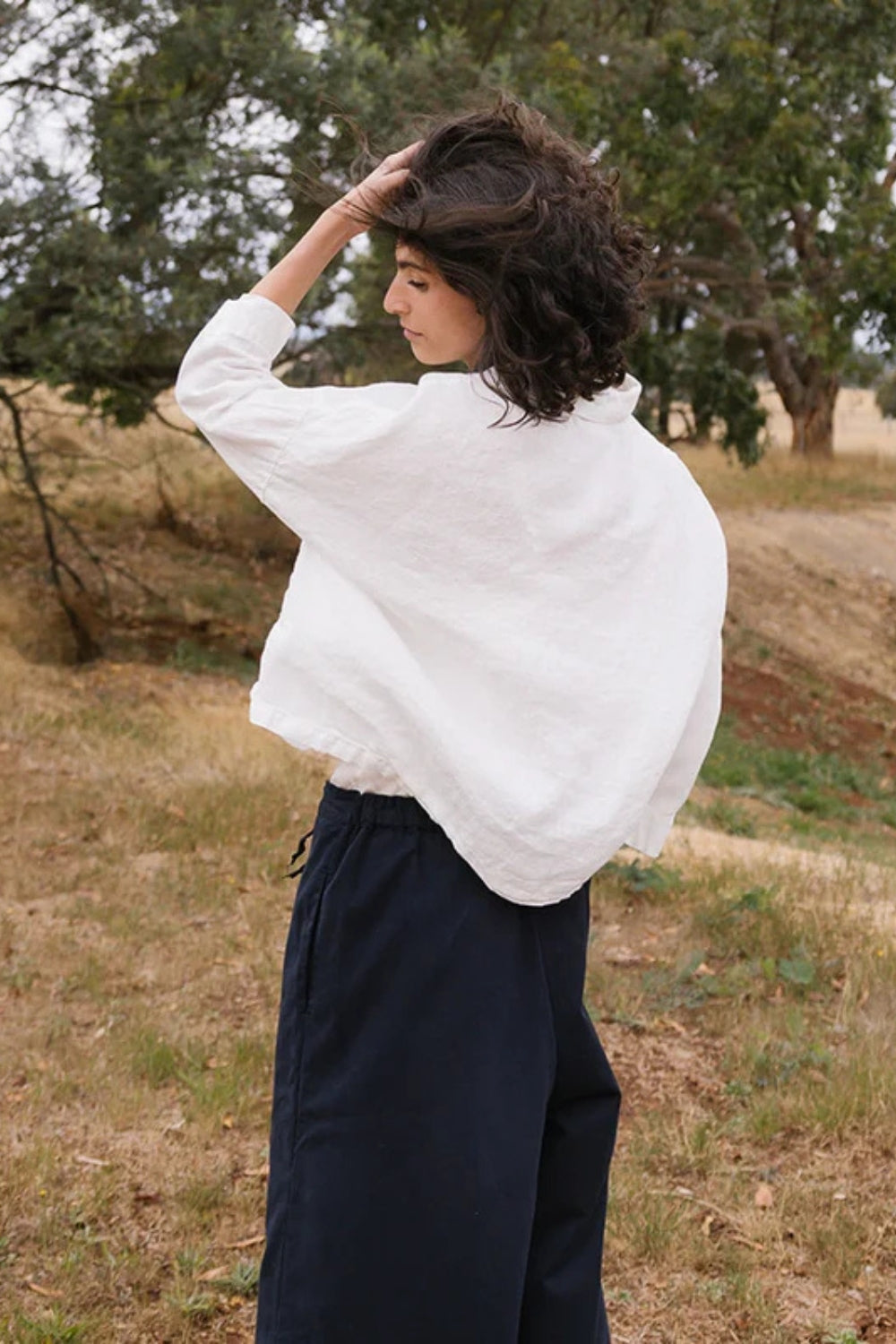 Linen Rae Shirt - White