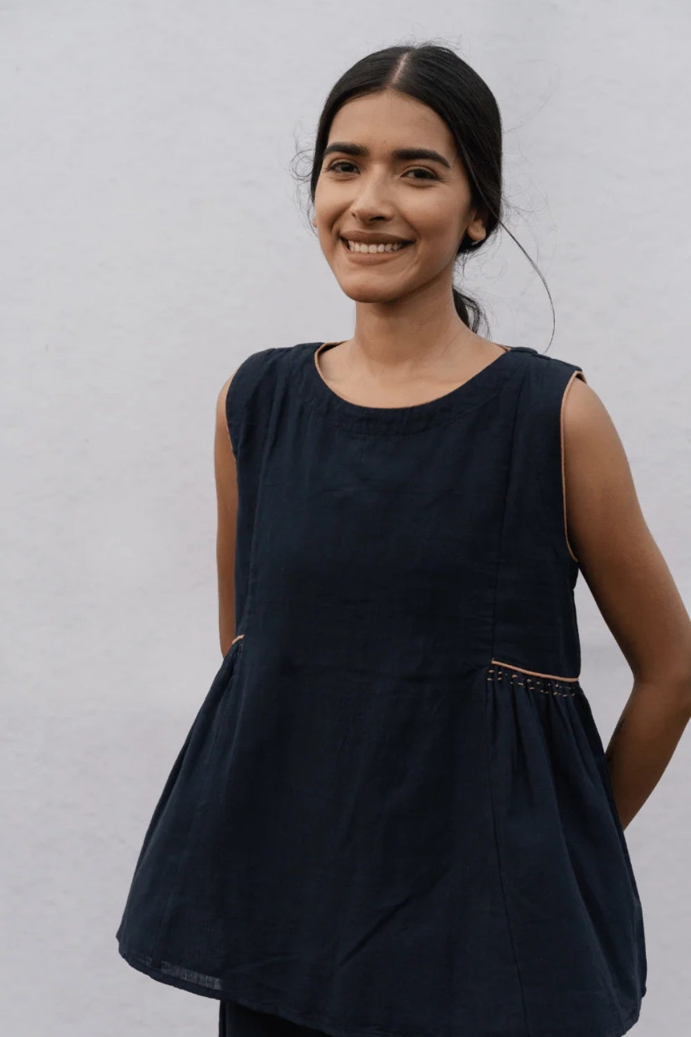Bella Top - Ink Blue