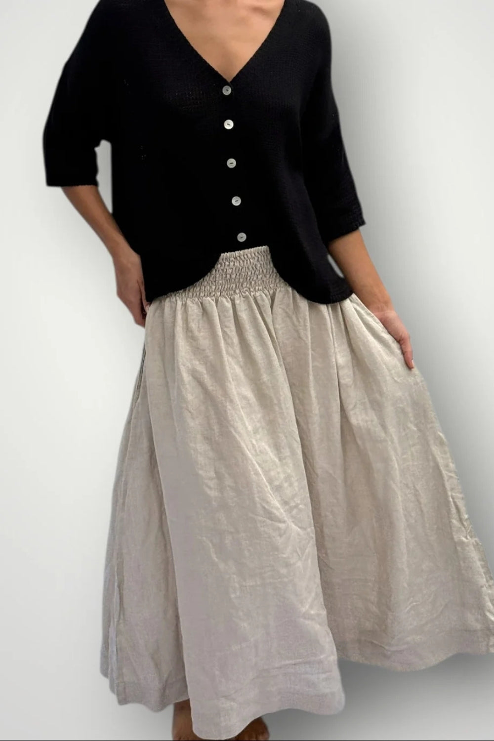 Lulu Linen Skirt - Multiple Colours
