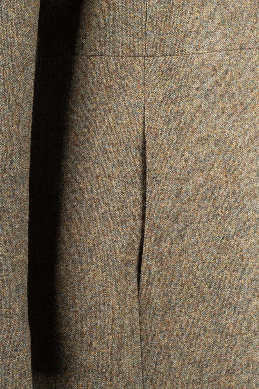 Virginia Coat - Shetland Donegal Tweed - Moss