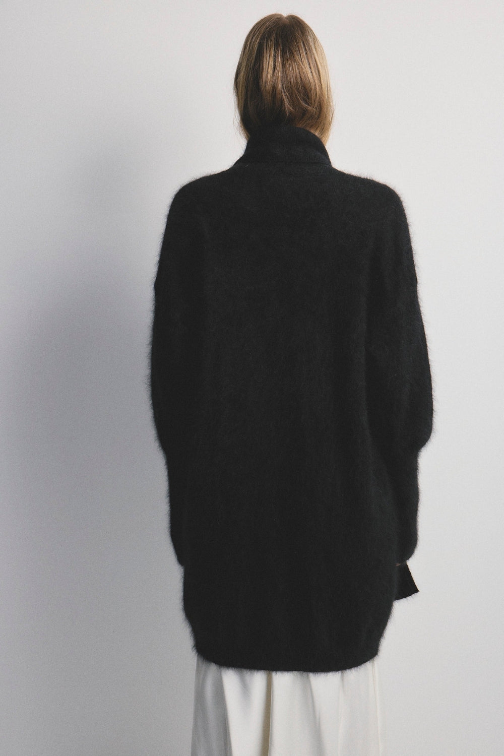 Sophia Open Cashmere Cardigan - Black
